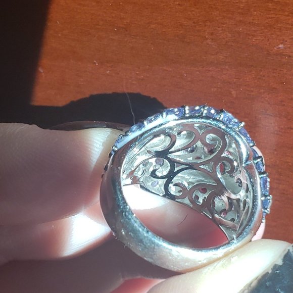 Tanzanite ring size 7 - Picture 3 of 9